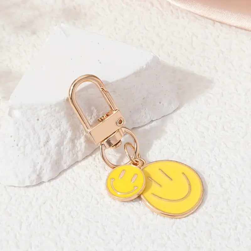 Smiley Face Keyring