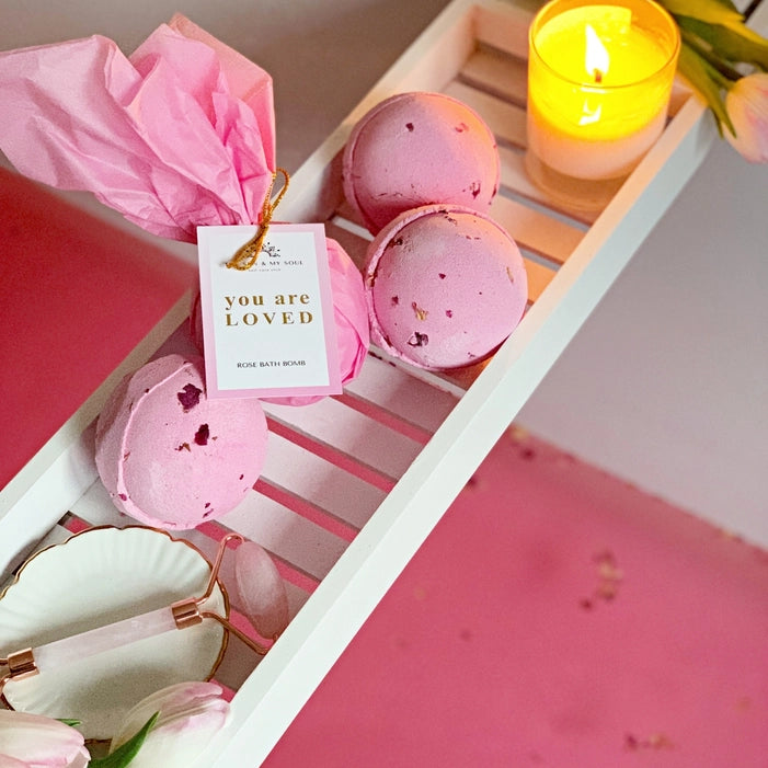 You Are Loved, Rose Bath Bomb