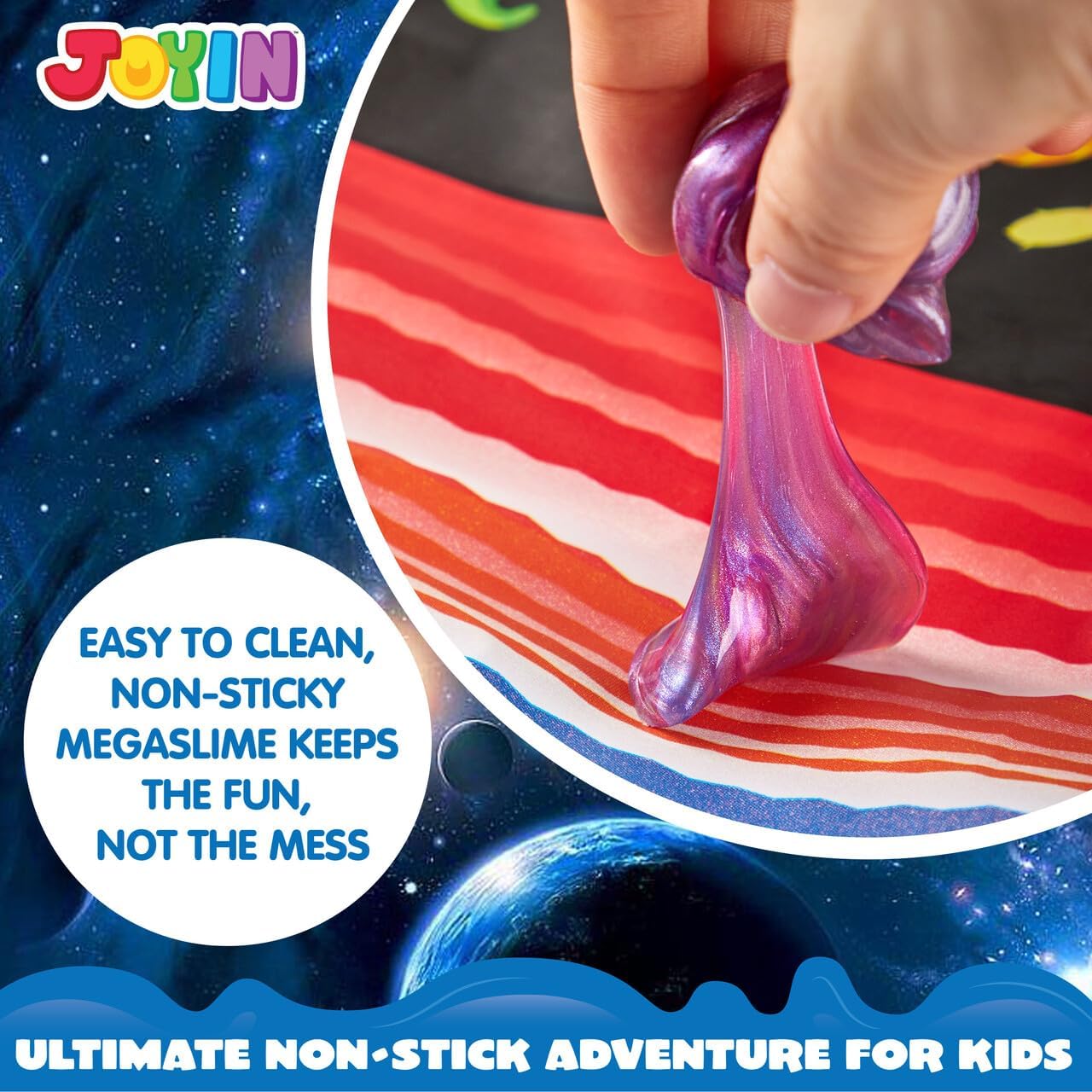 Galaxy Slime Mini Pots (6 pack)