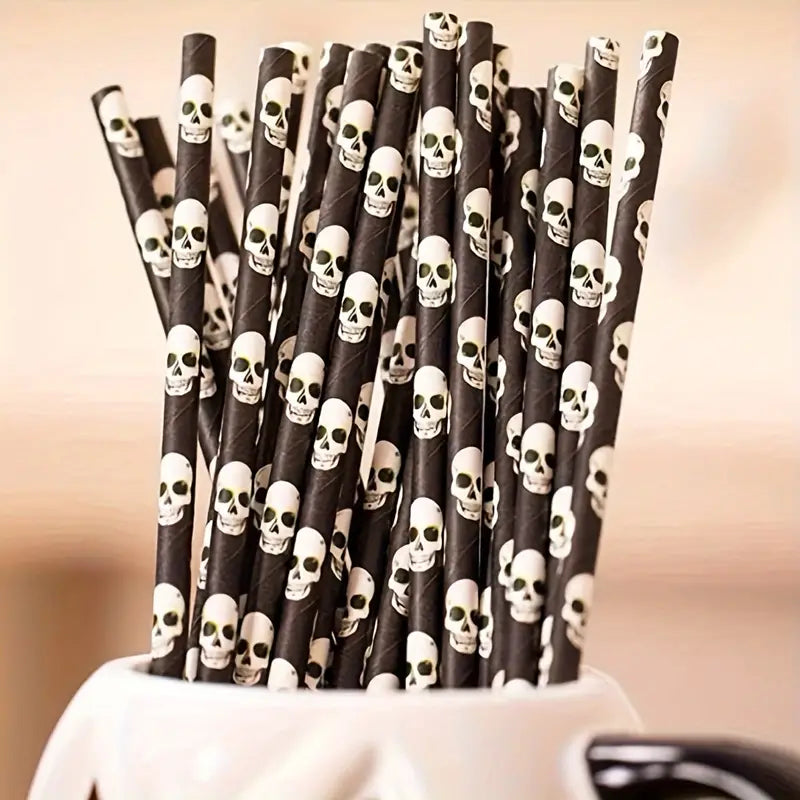 Halloween Straws - Skeleton