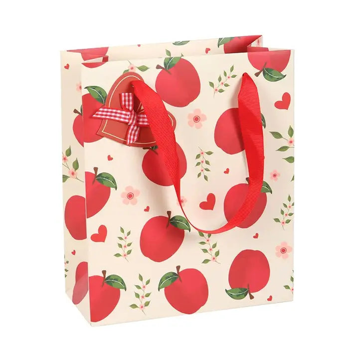 Apple Print Gift Bag