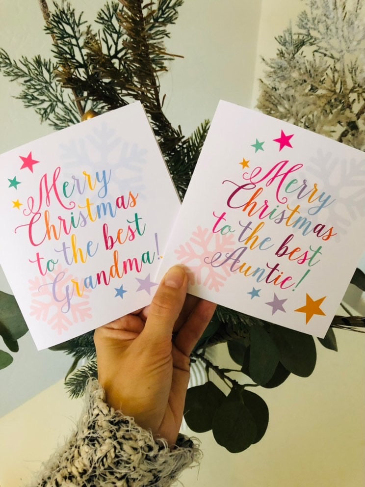 Merry Christmas Personalised Card