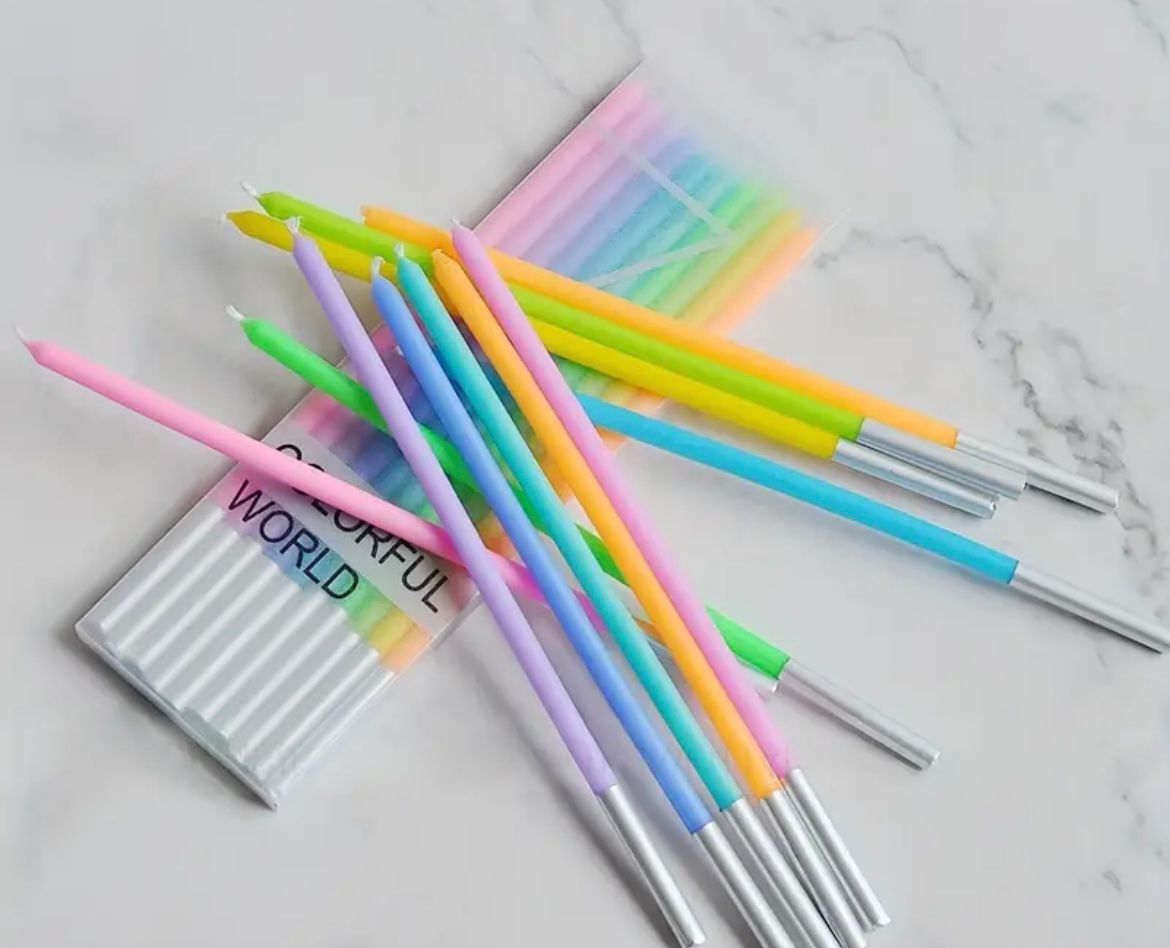 Rainbow Candles