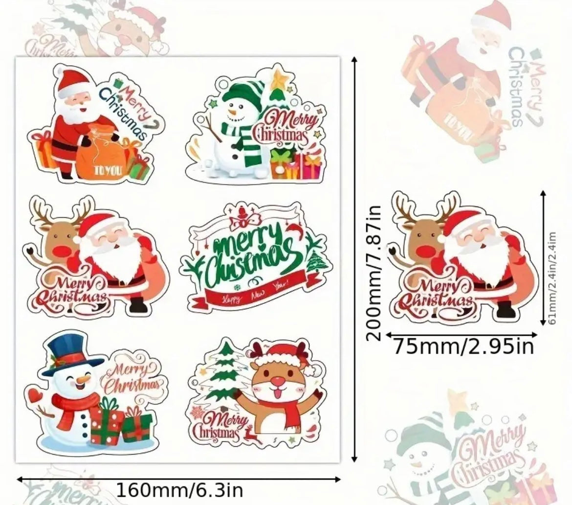 Christmas Stickers Sheet