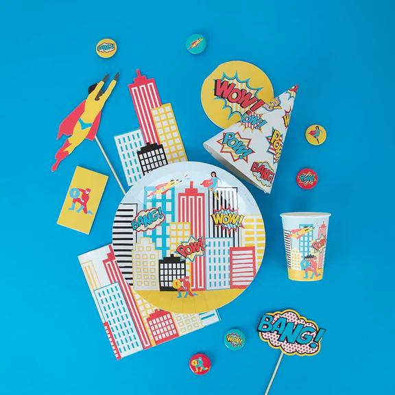 Superhero Birthday Party Box - 8 guests