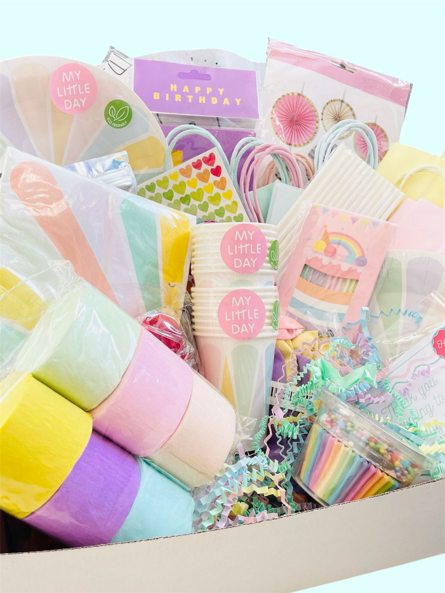 Soft Pastel Birthday Box - 16 guests