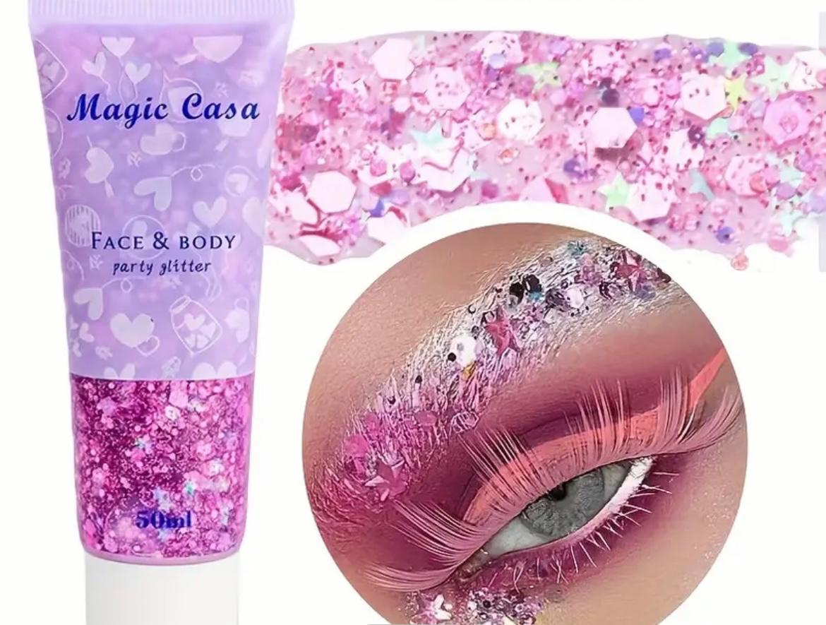 Pink Face / Hair Glitter