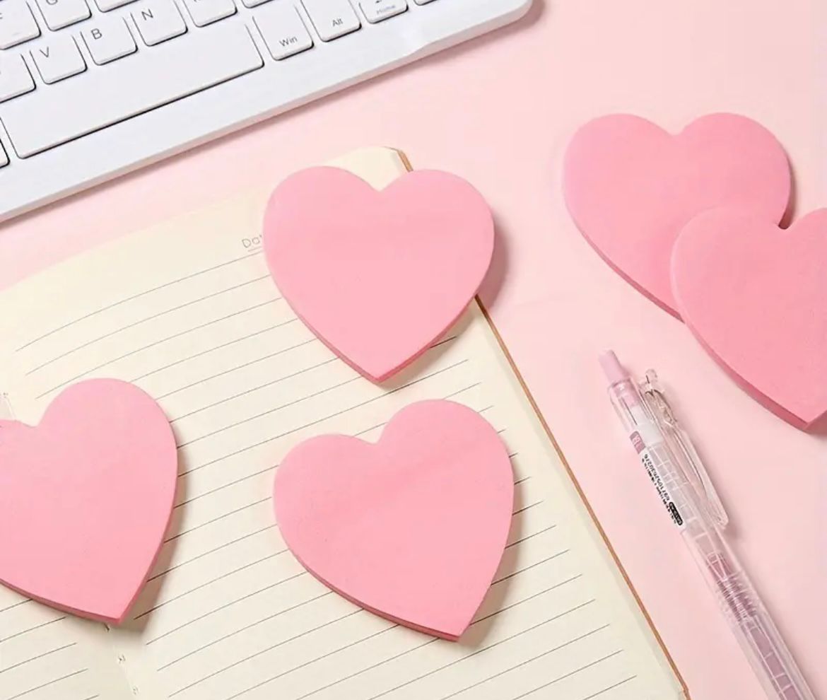 Pink Heart Notebook (individual)