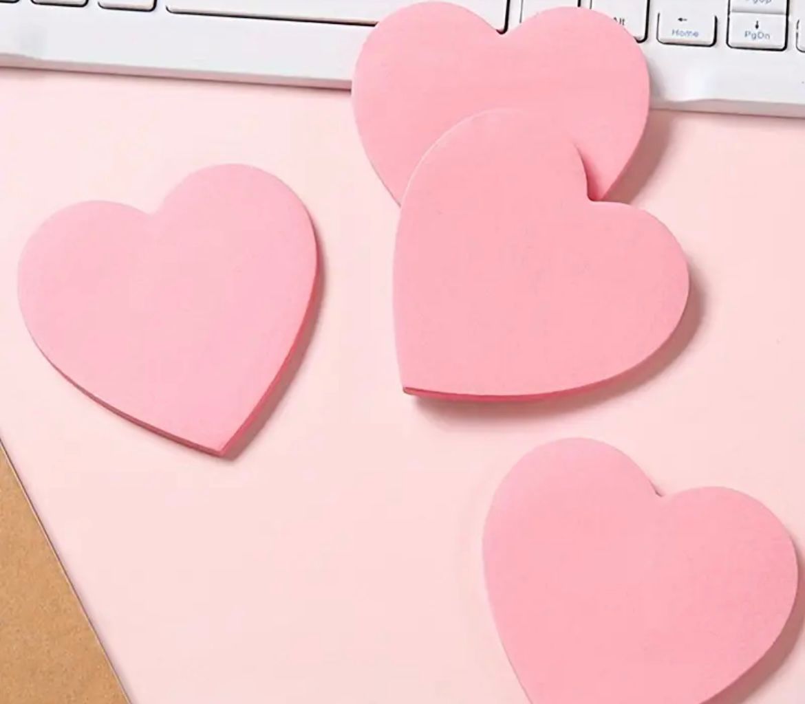 Pink Heart Notebook (individual)