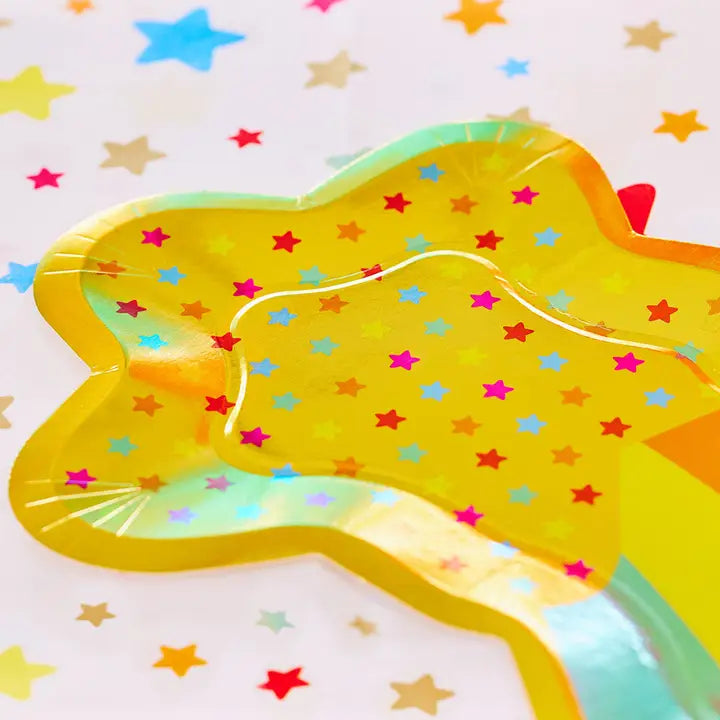 Shooting star shaped plates x 8