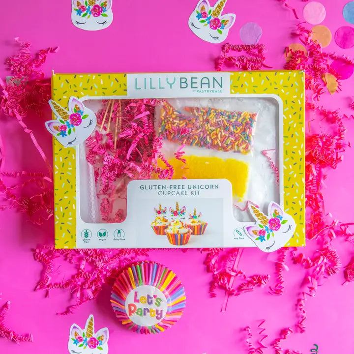 Gluten-Free Unicorn Cupcake Baking Kit (Vegan)