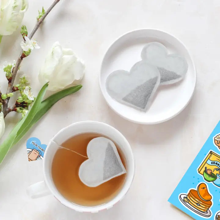 Heart Shaped Tea Bags - Box of 5 Positivi - Teas