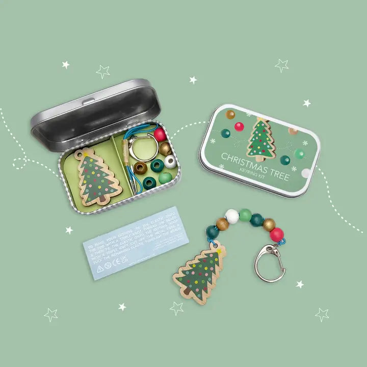 Christmas Tree Keyring Gift Set