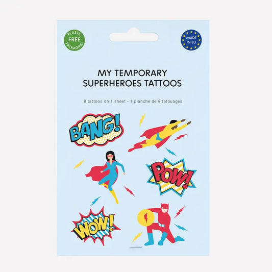 Superhero Tattoos, Temporary