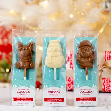 Milk Chocolate Santa Lollipop