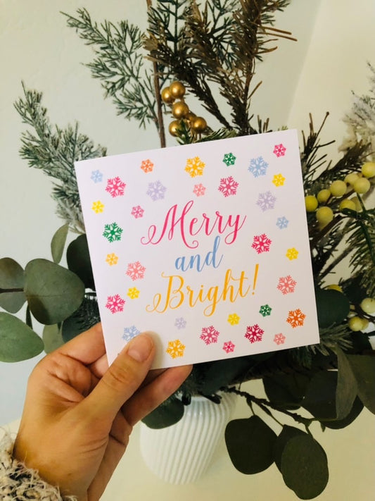 Merry & Bright Christmas Card