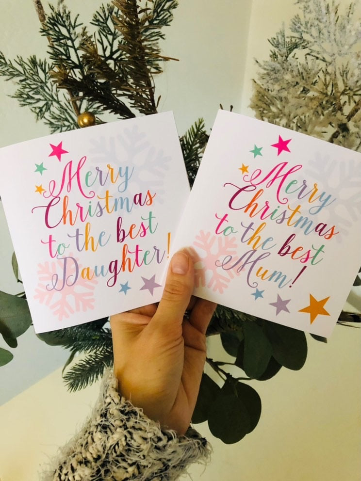 Merry Christmas Personalised Card