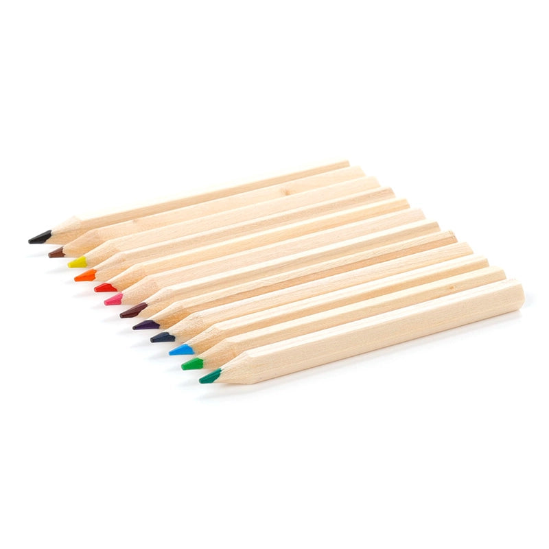 Unicorn pencil pot with colouring pencils