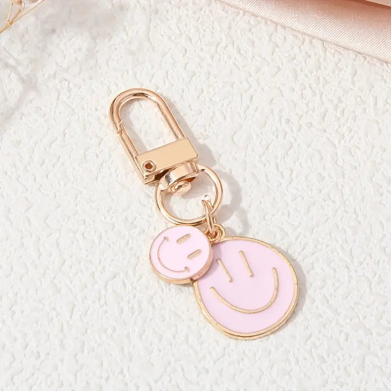 Smiley Face Keyring