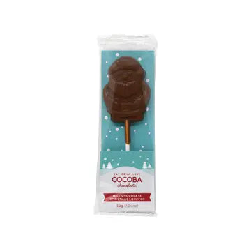 Milk Chocolate Santa Lollipop