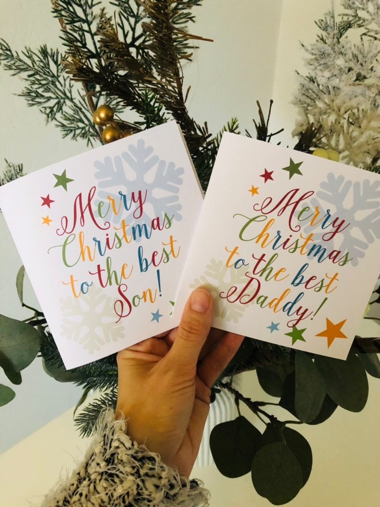 Merry Christmas Personalised Card