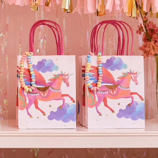 6 Unicorn Fairy Princess Party Bag (with 5 Fillers)