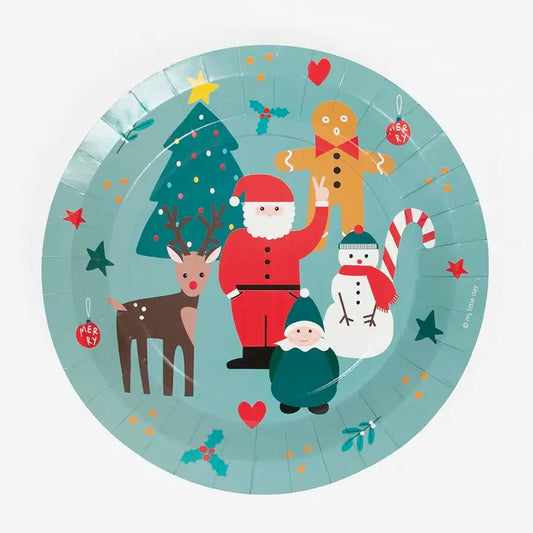 Christmas Paper Plates