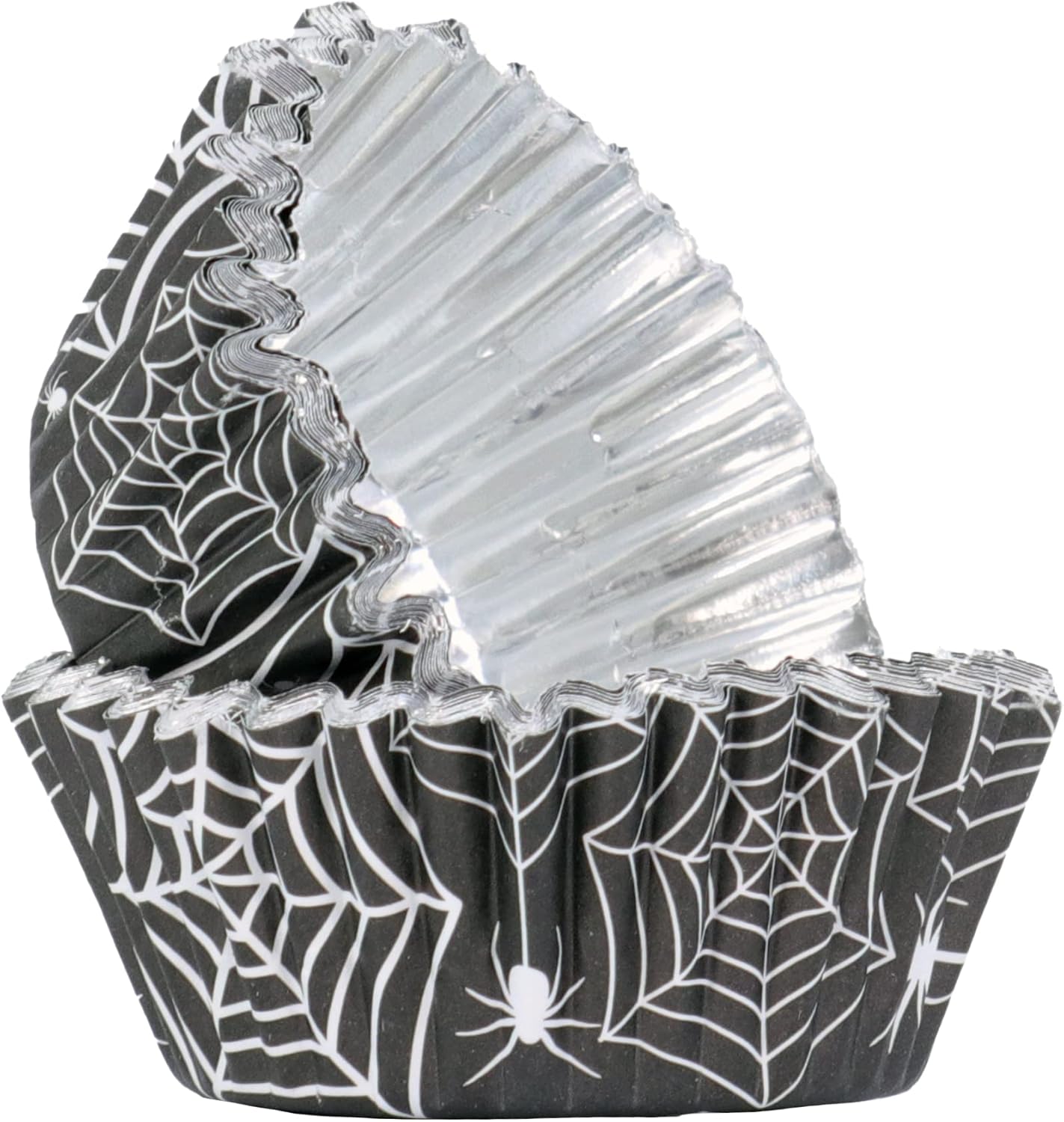 30 Halloween Cupcake Cases - Spiderweb