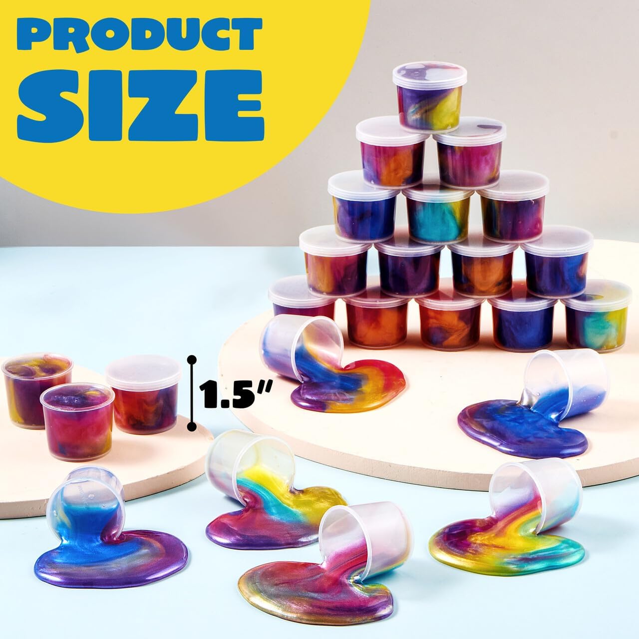 Galaxy Slime Mini Pots (6 pack)
