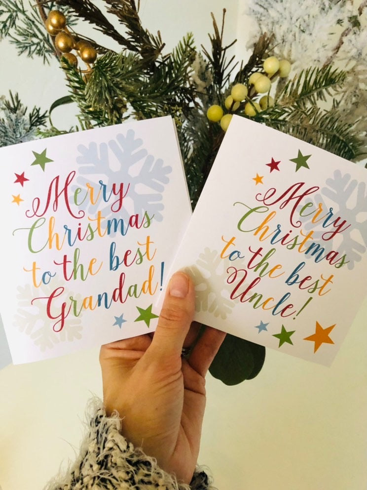Merry Christmas Personalised Card