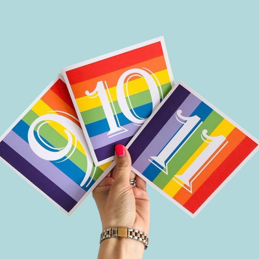 Birthday Number Cards - 6, 7, 8