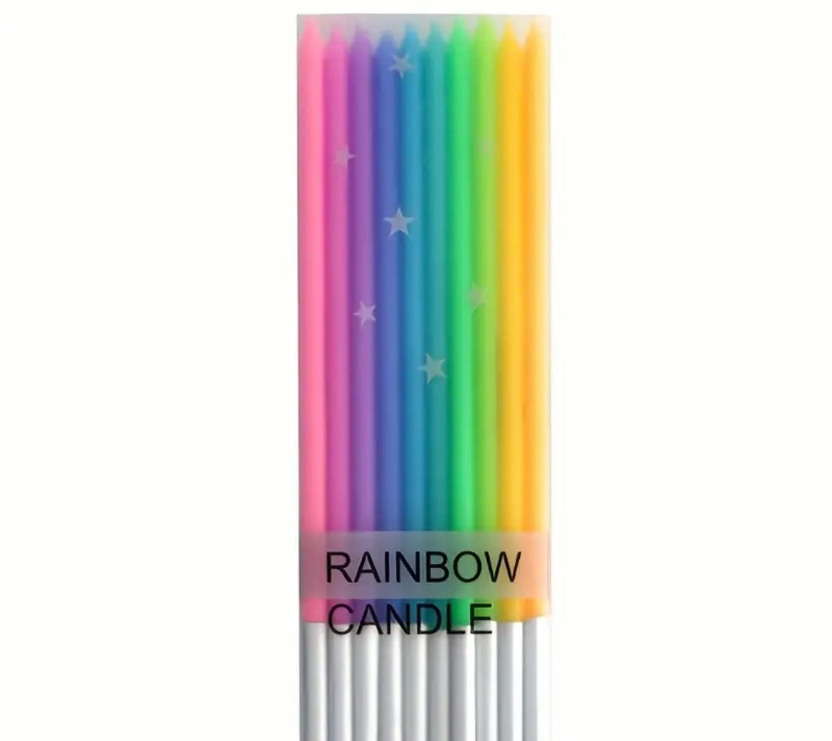 Rainbow Candles