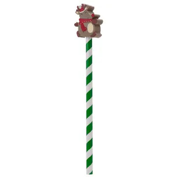 Christmas Characters Pencil with Eraser Topper