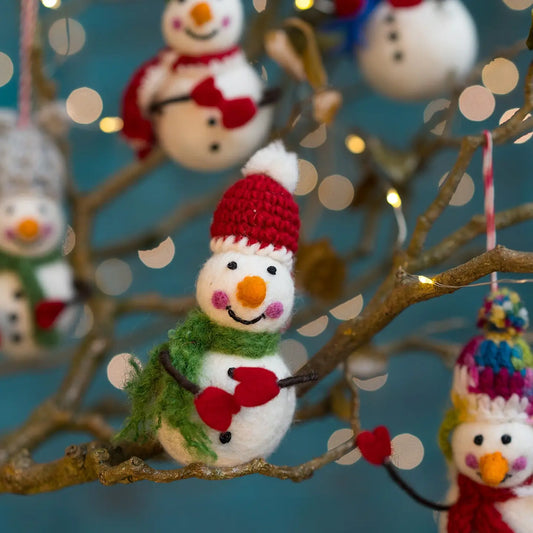 Felt Snowman with Bendy Arms (Individual)