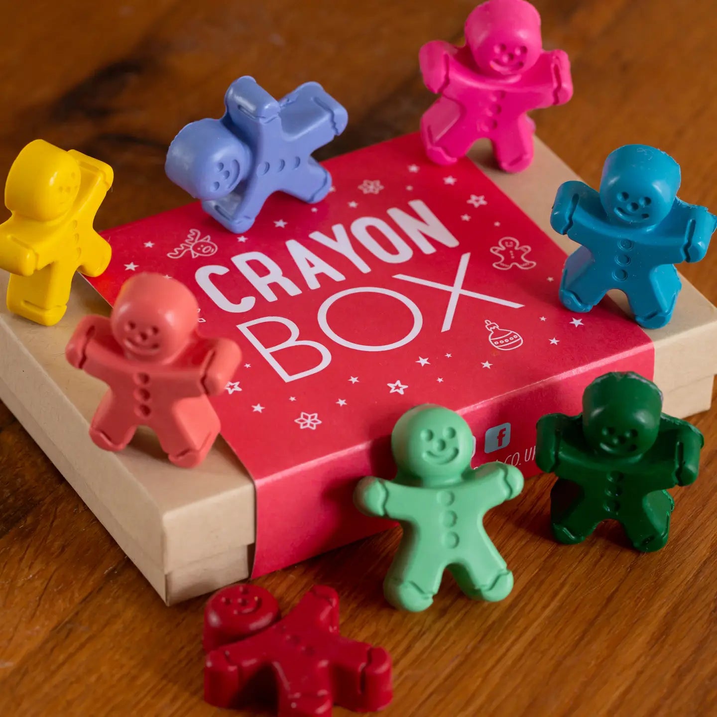 Christmas Gingerbread Wax Crayons