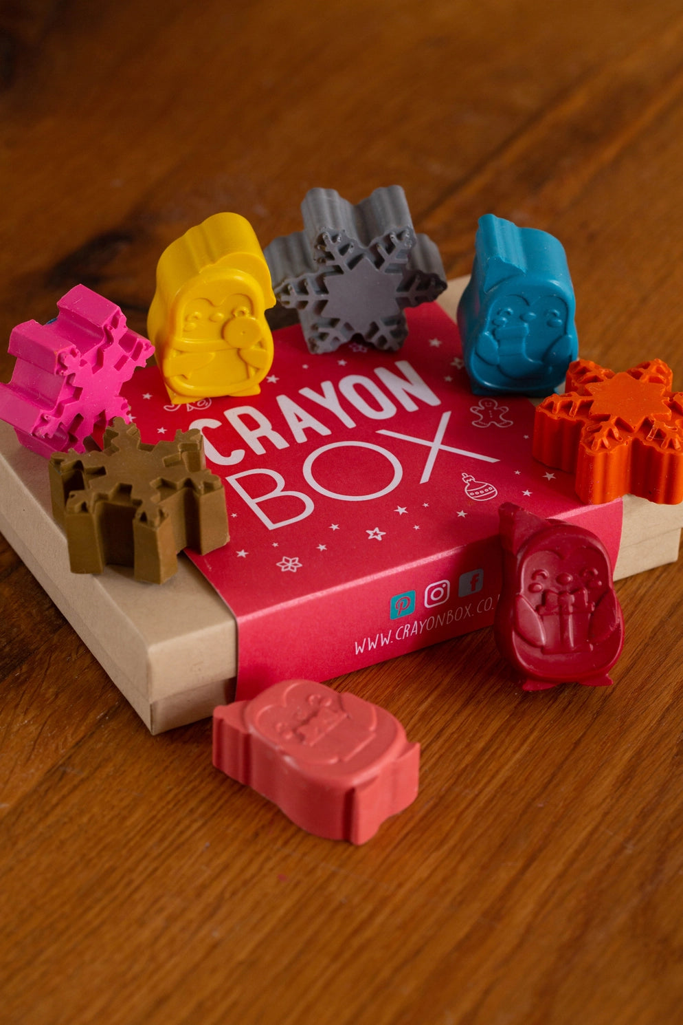 Christmas Penguin Crayons