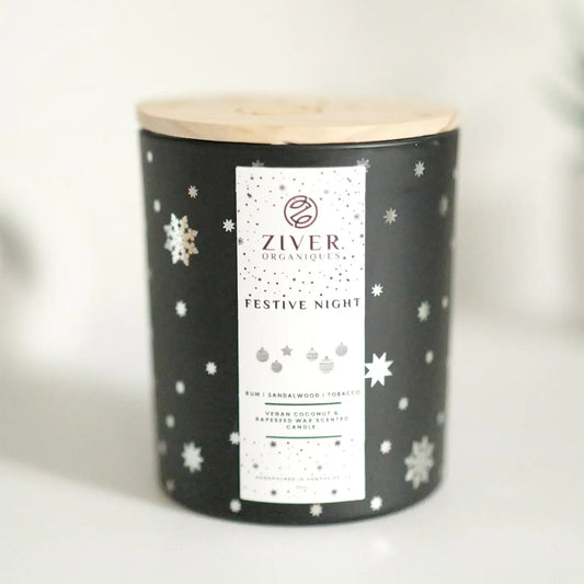 Festive Night | Cinnamon Orange Patchouli Scented Candle