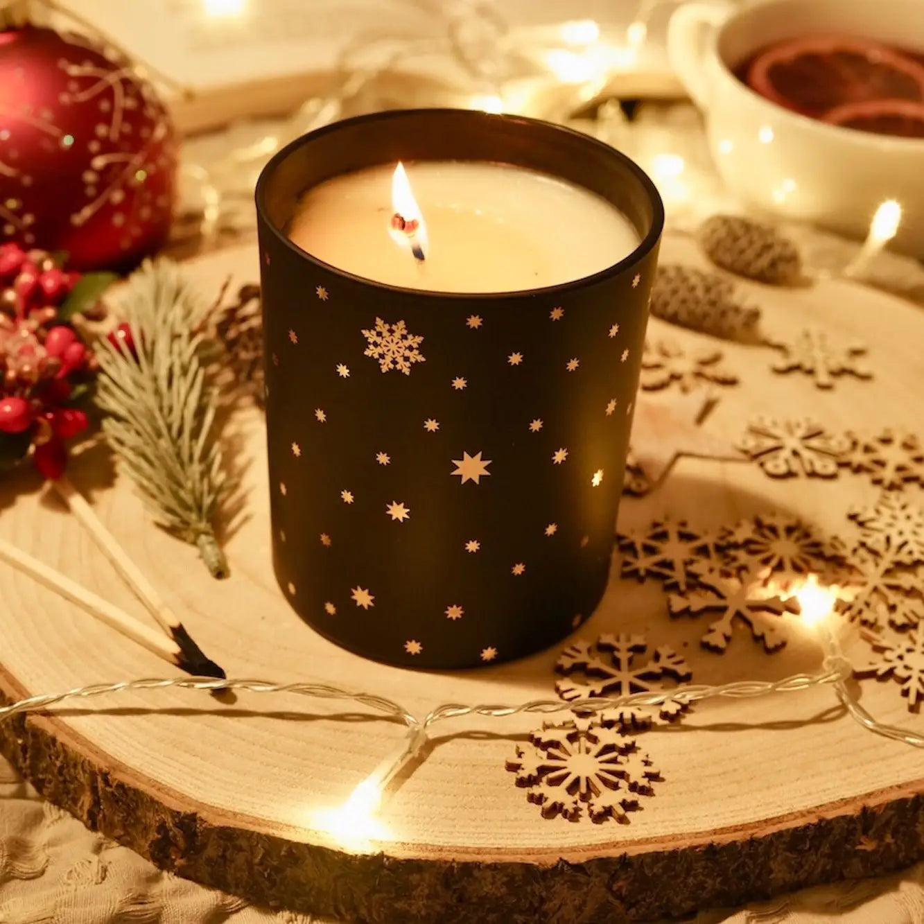 Festive Night | Cinnamon Orange Patchouli Scented Candle