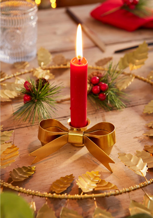 Bow Candle Holder
