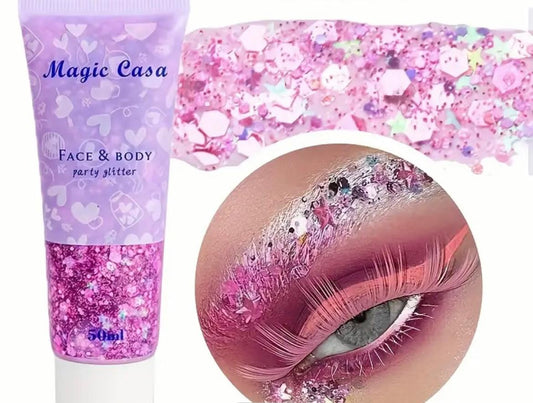 Pink Face / Hair Glitter