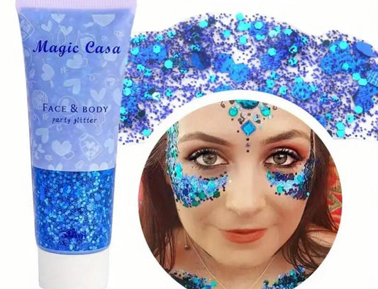 Blue Face / Hair Glitter