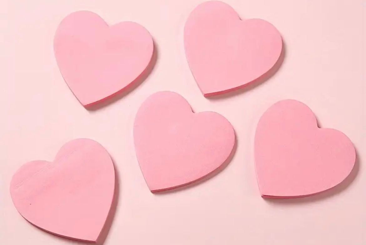 Pink Heart Notebook (individual)