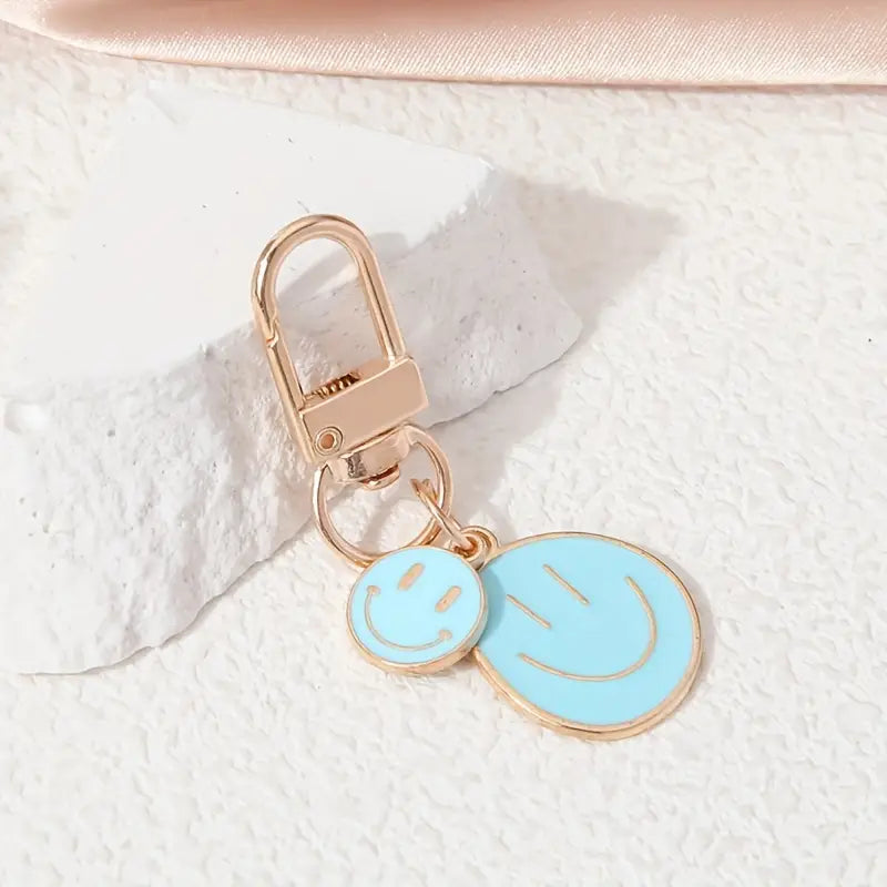 Smiley Face Keyring