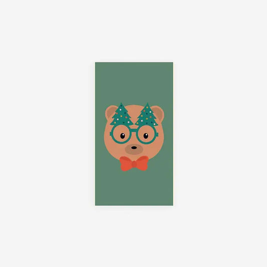 Mini Christmas Bear Notebook (Individual)