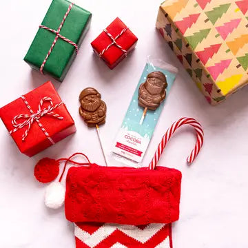 Milk Chocolate Santa Lollipop