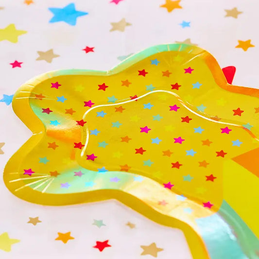 Shooting star shaped plates x 8