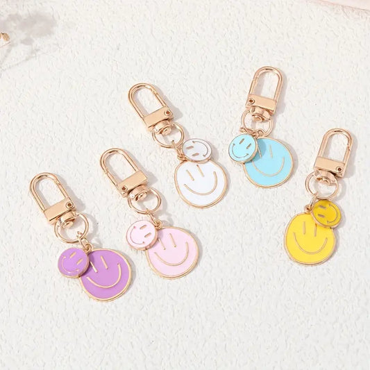 Smiley Face Keyring