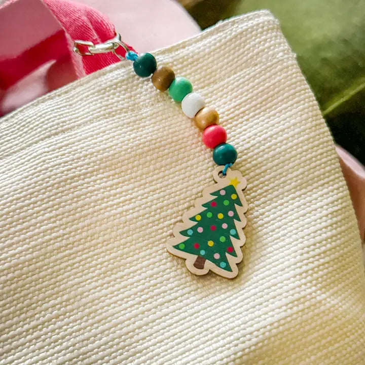 Christmas Tree Keyring Gift Set