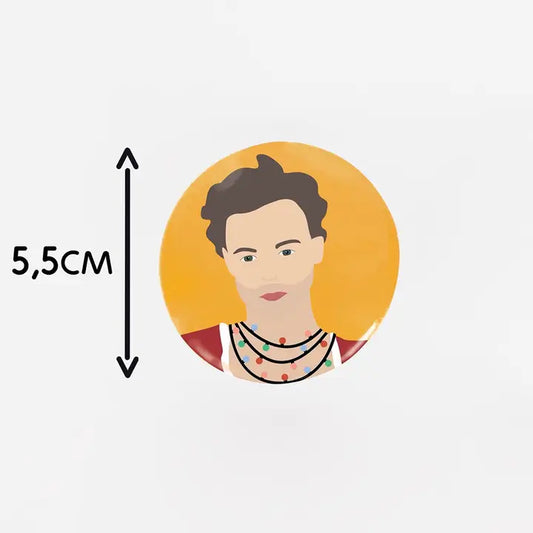 Christmas Star Harry Styles Badge (Individual)
