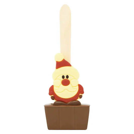 Christmas Santa Milk Chocolate Hot Chocolate Spoon